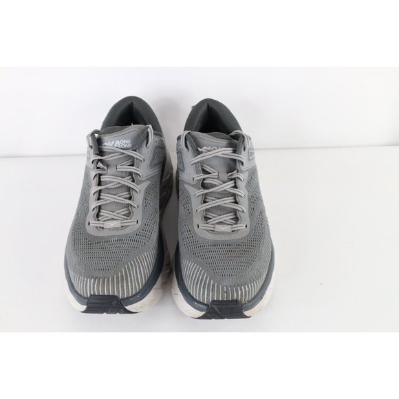 Hoka One One Mens Size 13 Cushioned Bondi 7 Gym Jogging Running Shoes Gray main image 8